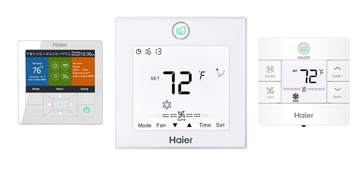 Photo of Haier Ductless wired wall mounted controllers Photo of Haier Ductless wired wall mounted controllers