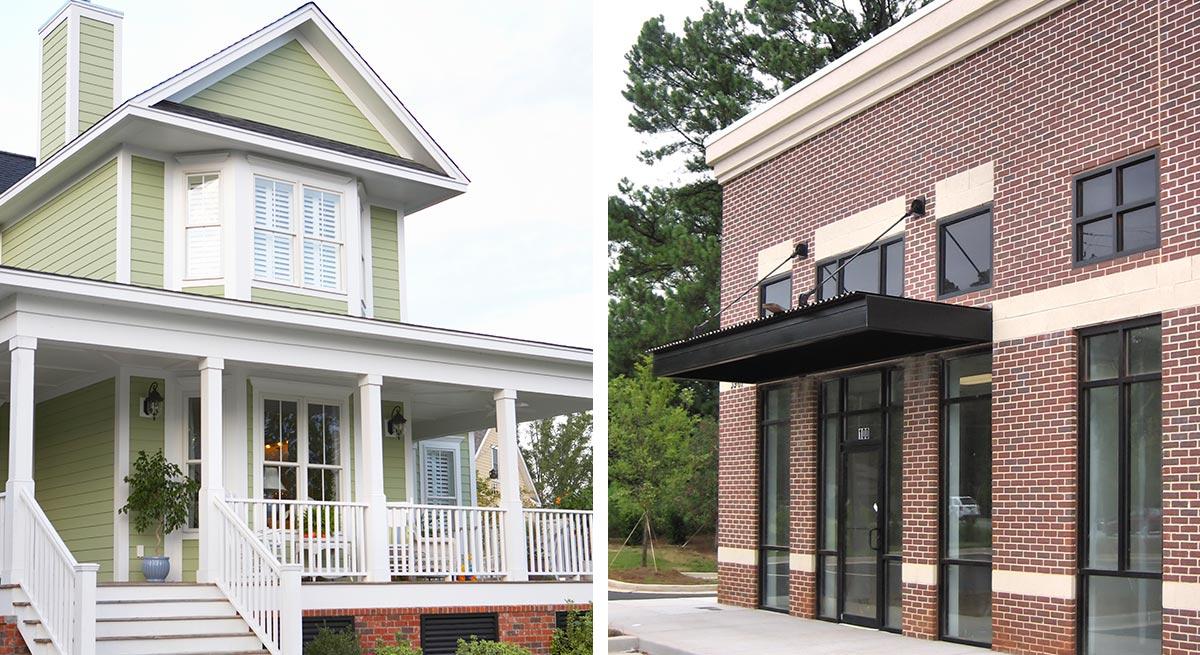 Photo of house and store front for business Photo of house and store front for business